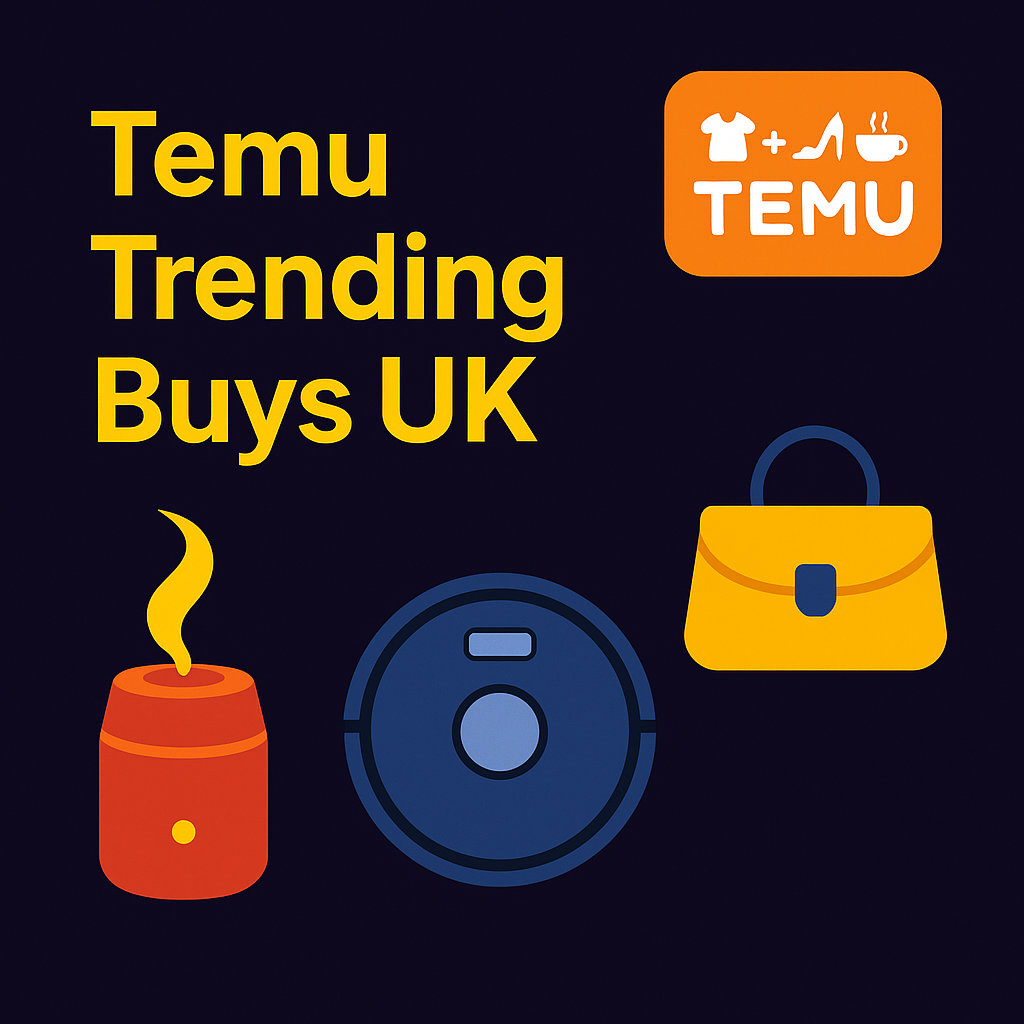 Temu trending buys UK 2025 blog image featuring home décor and lifestyle must-haves