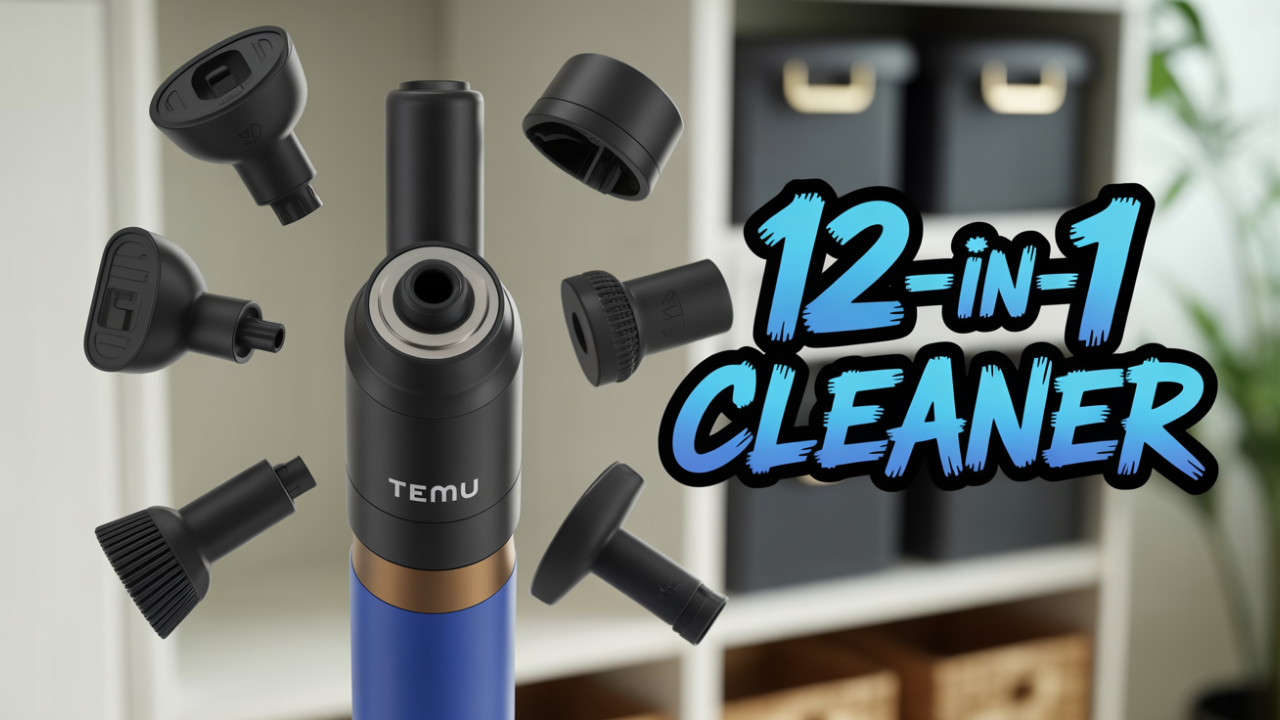 $\star$ REVIEW: Is the Temu 12-in-1 Steam Cleaner the Ultimate Budget Deep-Cleaner? (Spoiler: It Changed My Week)
